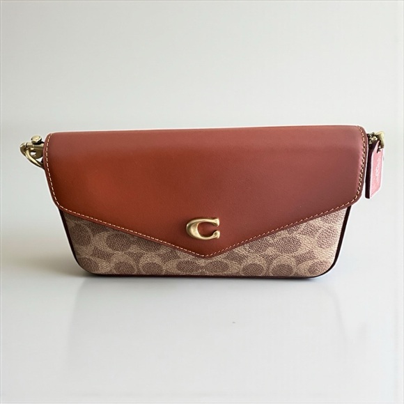 Coach Tan and Brown Crossbody Bag - Picture 1 of 8